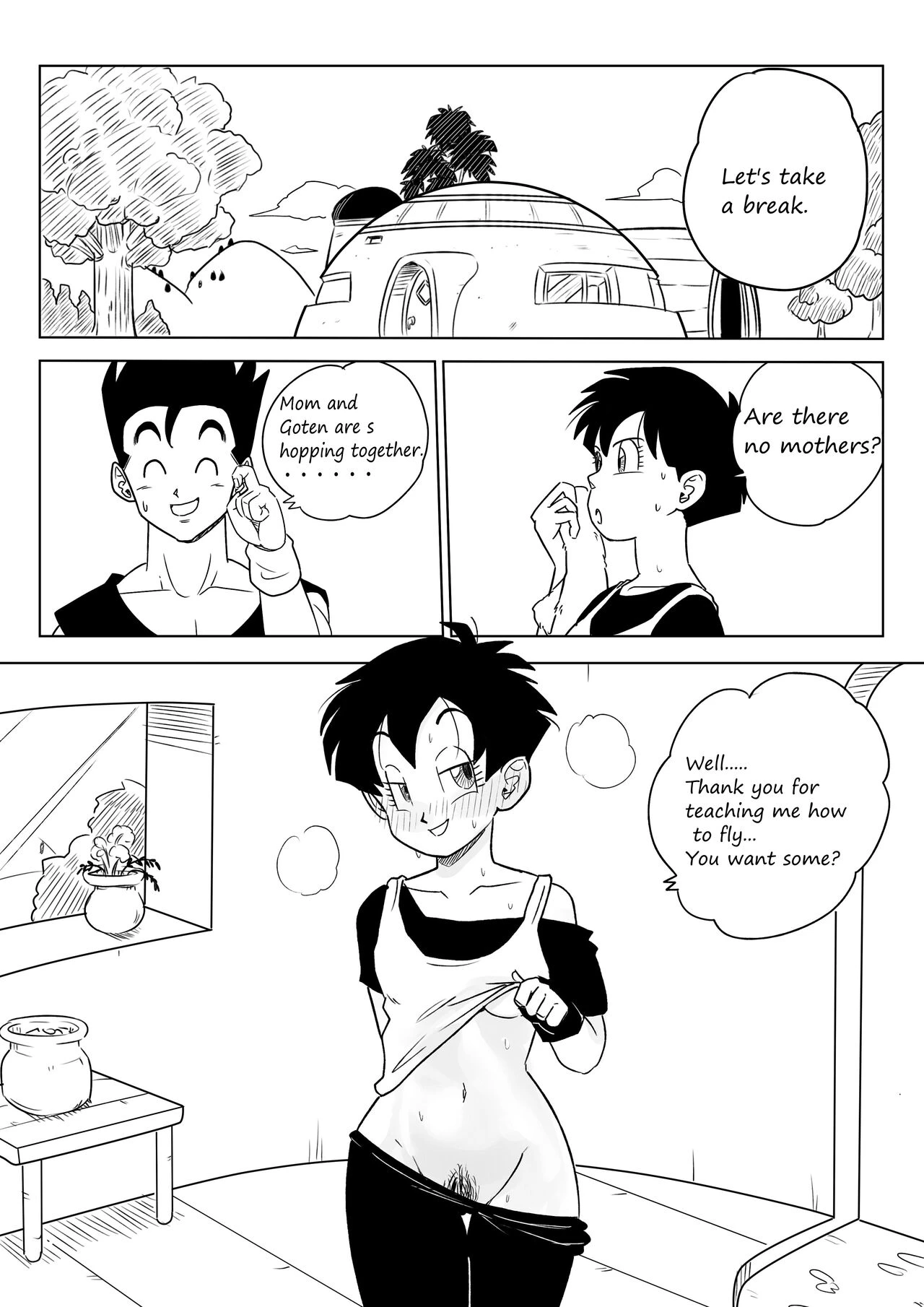 Thank You for Teaching me how to Fly porn comic picture 2