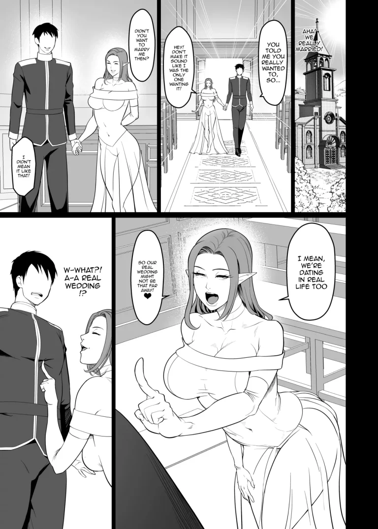 That Girl Who Was So Pure In-game Turned Out To Be a Tall Gyaru!? porn comic picture 41