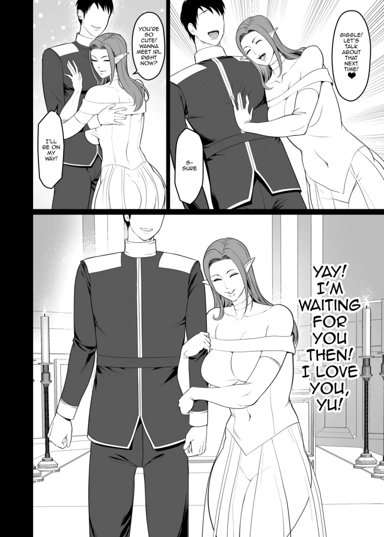 That Girl Who Was So Pure In-game Turned Out To Be a Tall Gyaru!? porn comic picture 42