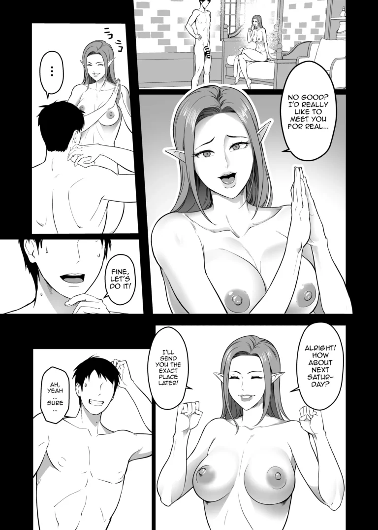 That Girl Who Was So Pure In-game Turned Out To Be a Tall Gyaru!? porn comic picture 5