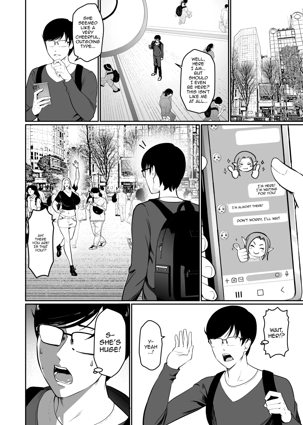 That Girl Who Was So Pure In-game Turned Out To Be a Tall Gyaru!? porn comic picture 6