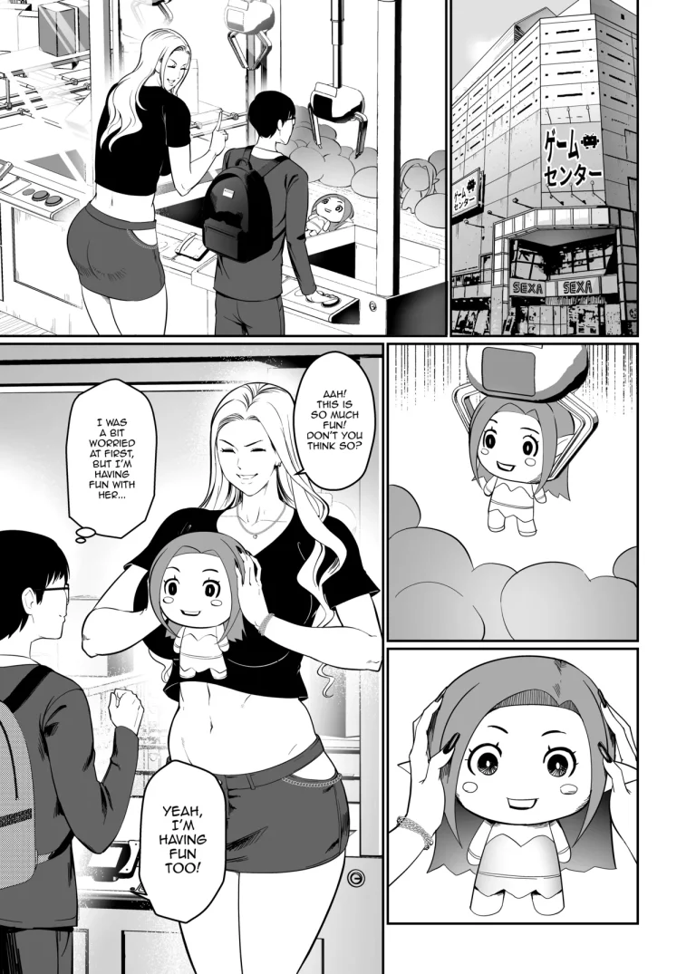 That Girl Who Was So Pure In-game Turned Out To Be a Tall Gyaru!? porn comic picture 9
