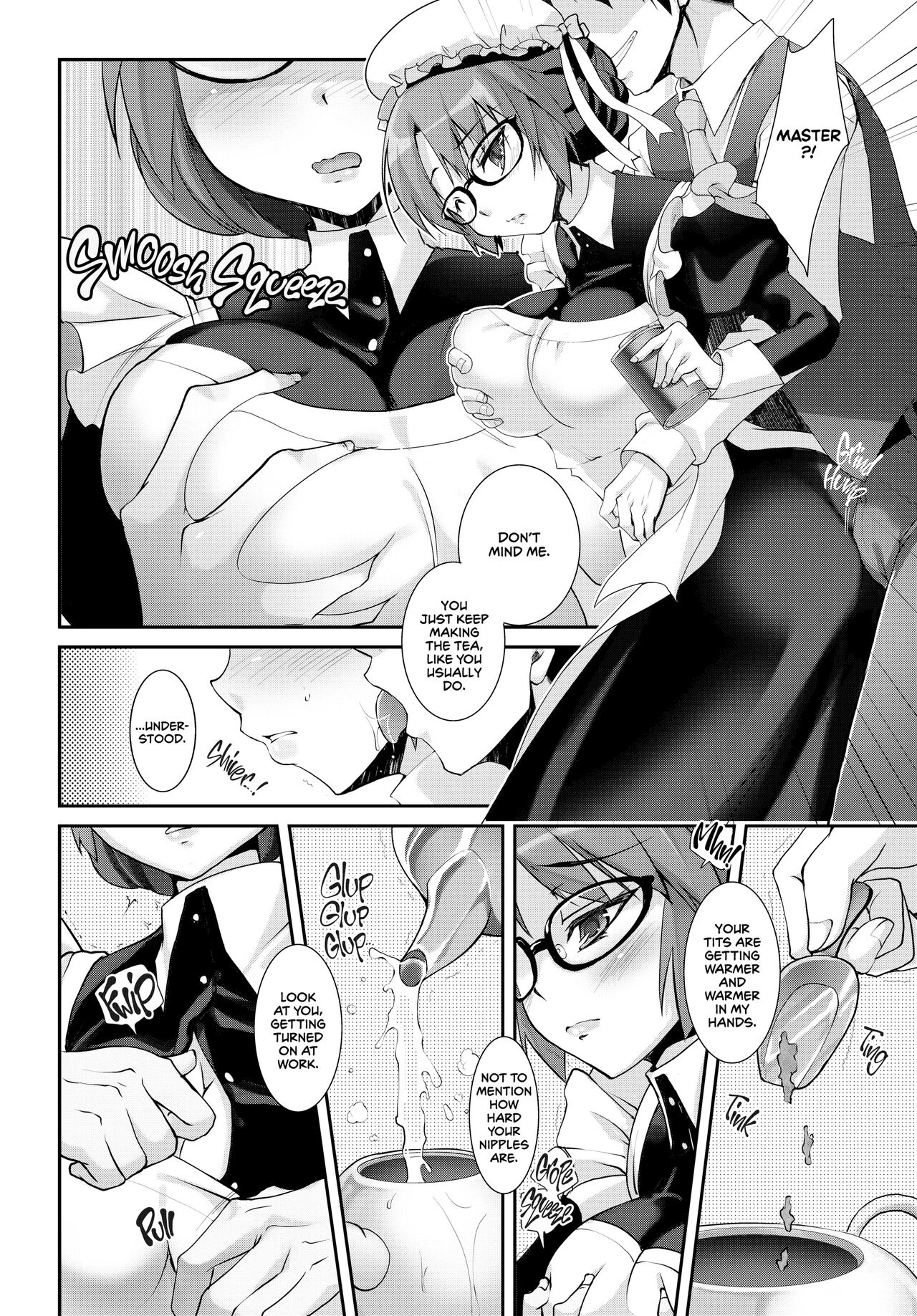 That Prim and Proper Maid Exterior Is Hiding Something Big... | Classical Maid wa Fuku no Shita ni Sukebe o Kiteiru Mono da -MasPet Emily- porn comic picture 5