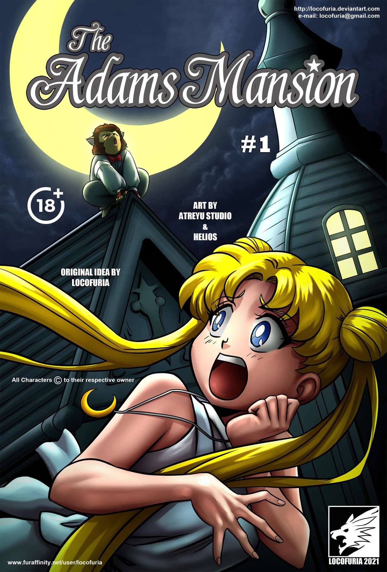 The Adams Mansion porn comic picture 1