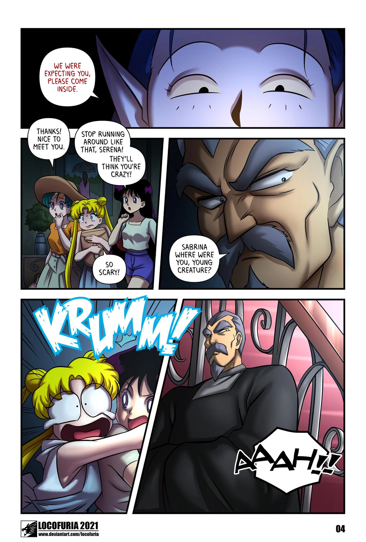 The Adams Mansion porn comic picture 7