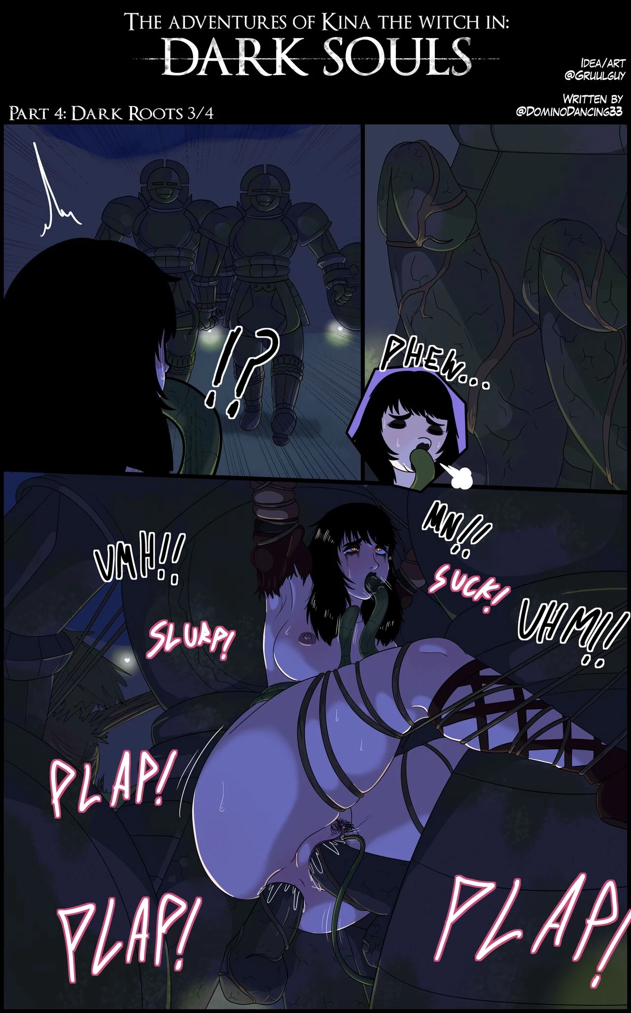 The adventures of Kina the Witch in Dark Souls porn comic picture 16