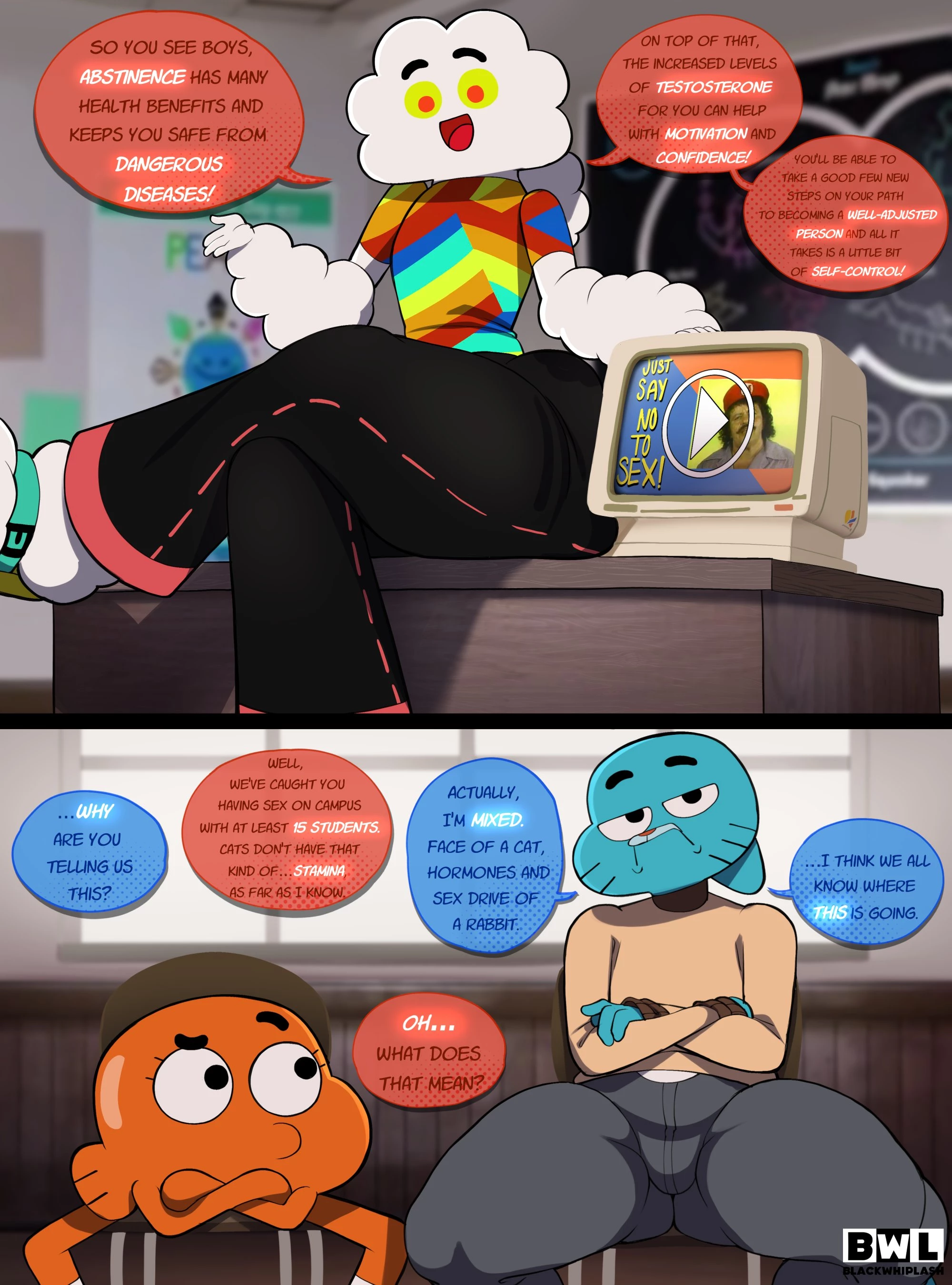 The amazing world of gumball Special episode porn comic picture 1