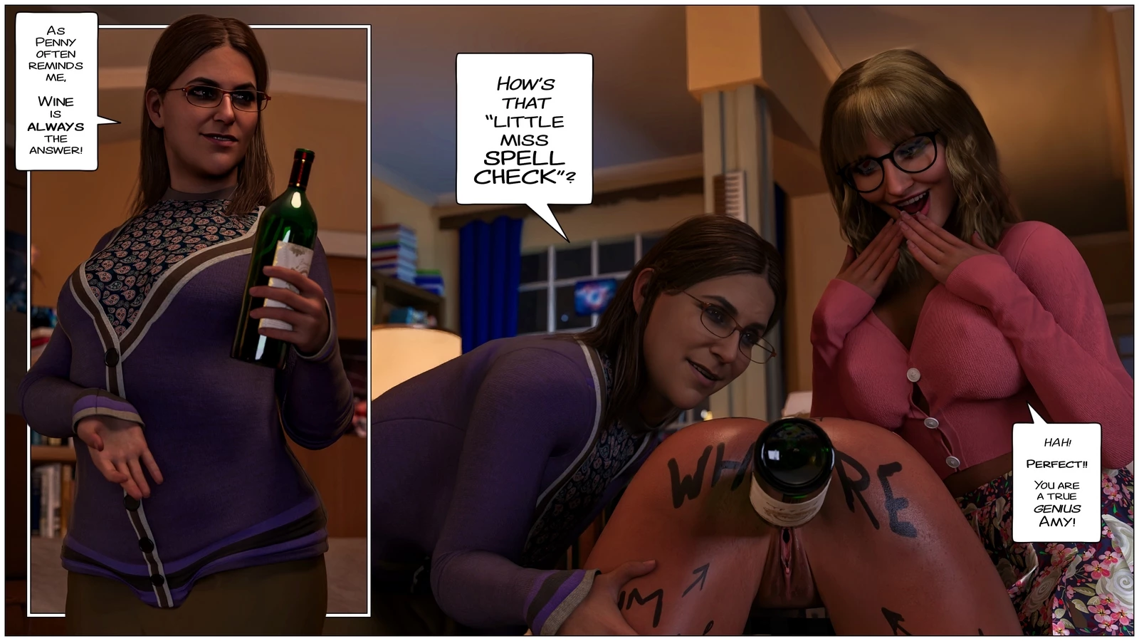 The Big Gang Bang Theory. The Twister Takedown porn comic picture 13