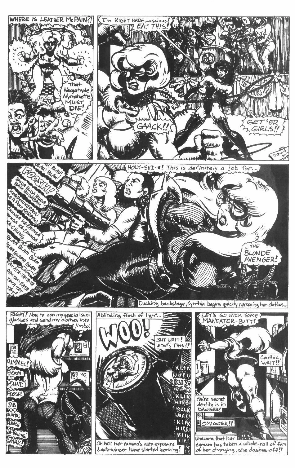 The Blonde Avenger 1-3 porn comic picture 12