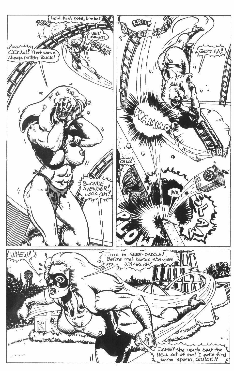 The Blonde Avenger 1-3 porn comic picture 17