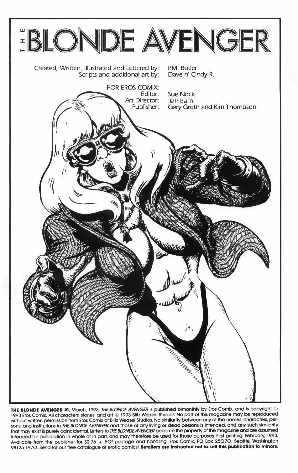 The Blonde Avenger 1-3 porn comic picture 2