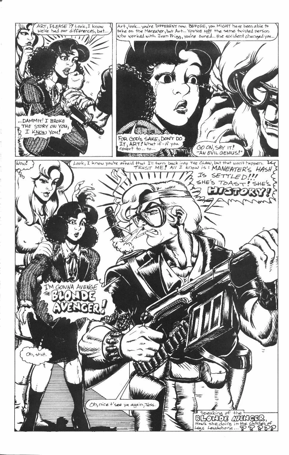 The Blonde Avenger 1-3 porn comic picture 27