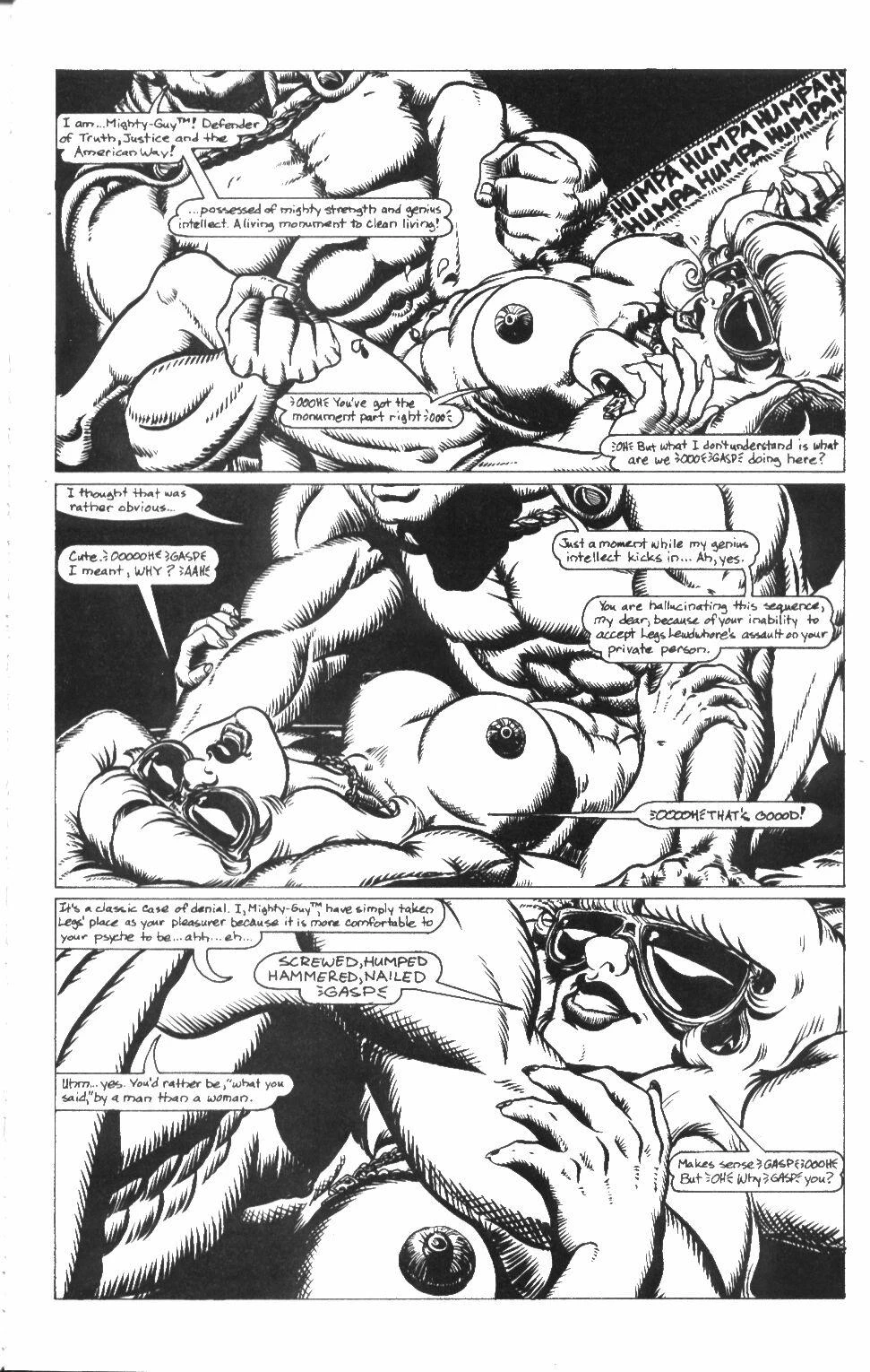 The Blonde Avenger 1-3 porn comic picture 29