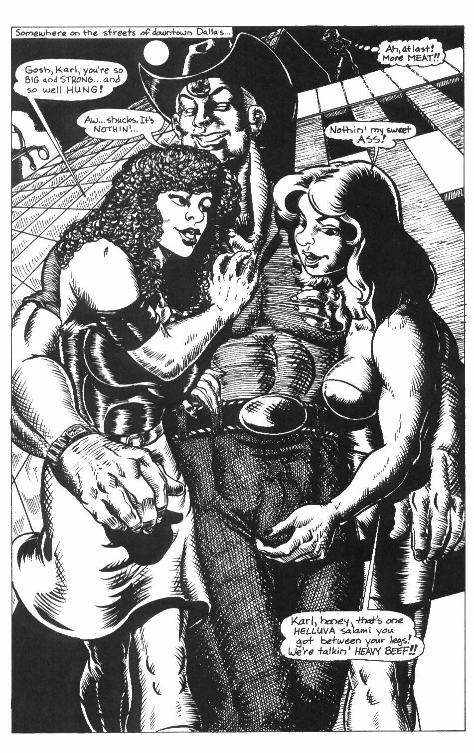 The Blonde Avenger 1-3 porn comic picture 3