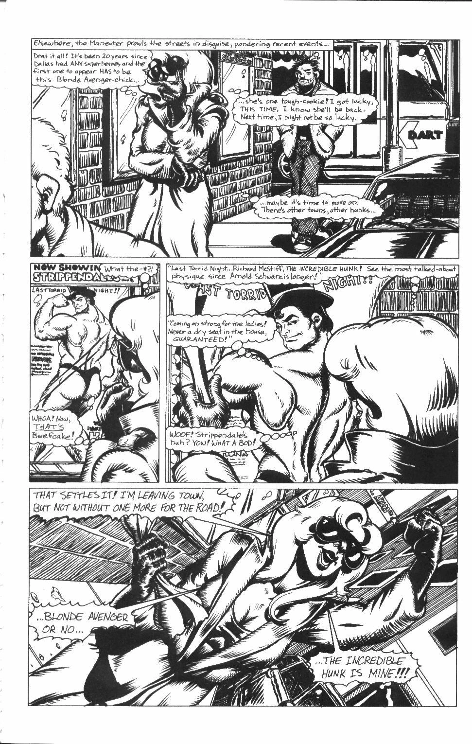 The Blonde Avenger 1-3 porn comic picture 31