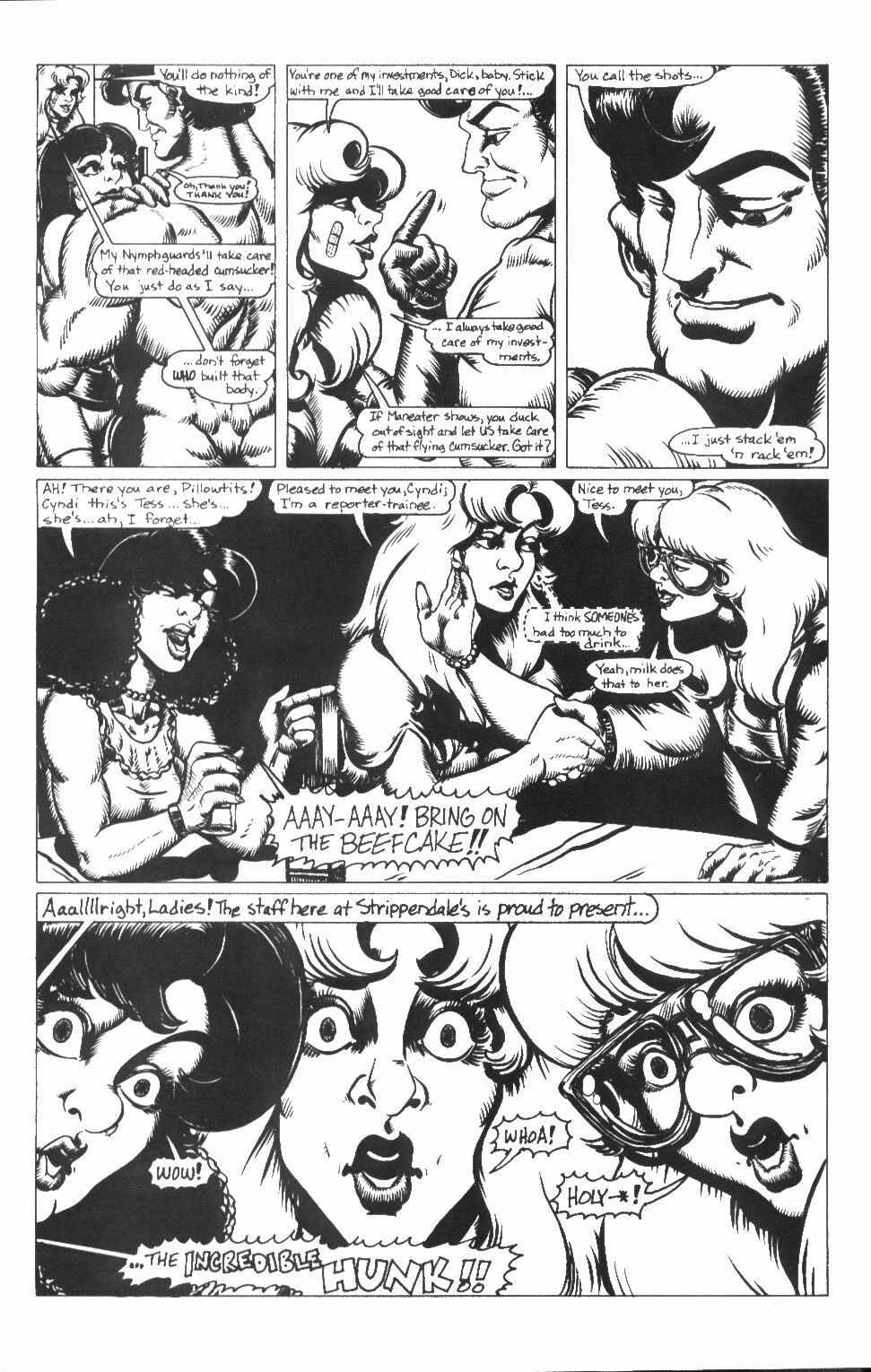 The Blonde Avenger 1-3 porn comic picture 34