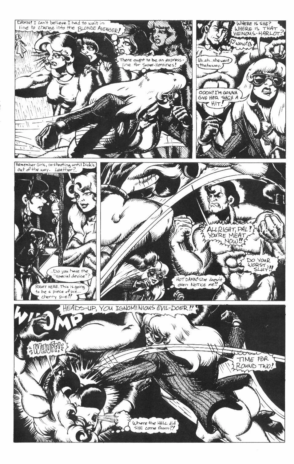 The Blonde Avenger 1-3 porn comic picture 37