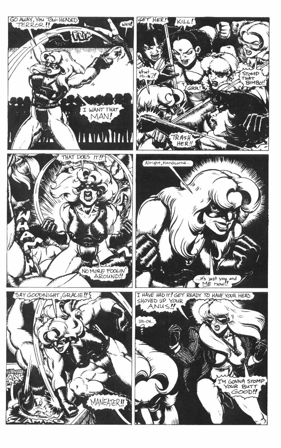 The Blonde Avenger 1-3 porn comic picture 38