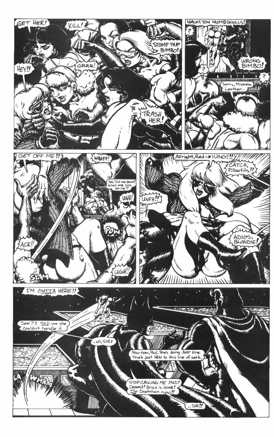 The Blonde Avenger 1-3 porn comic picture 39