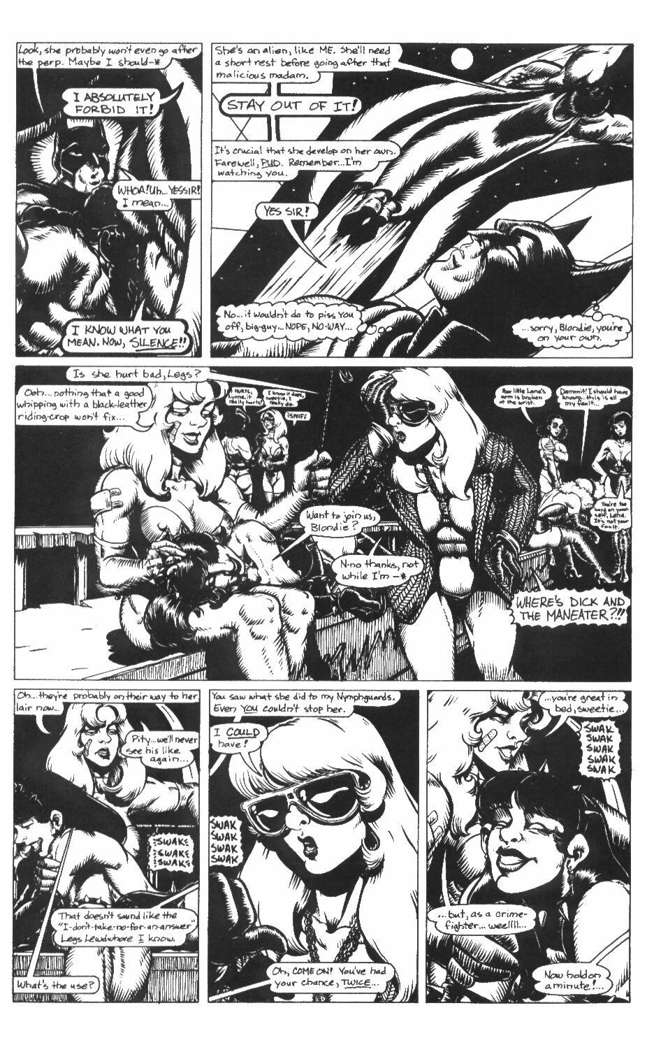 The Blonde Avenger 1-3 porn comic picture 40