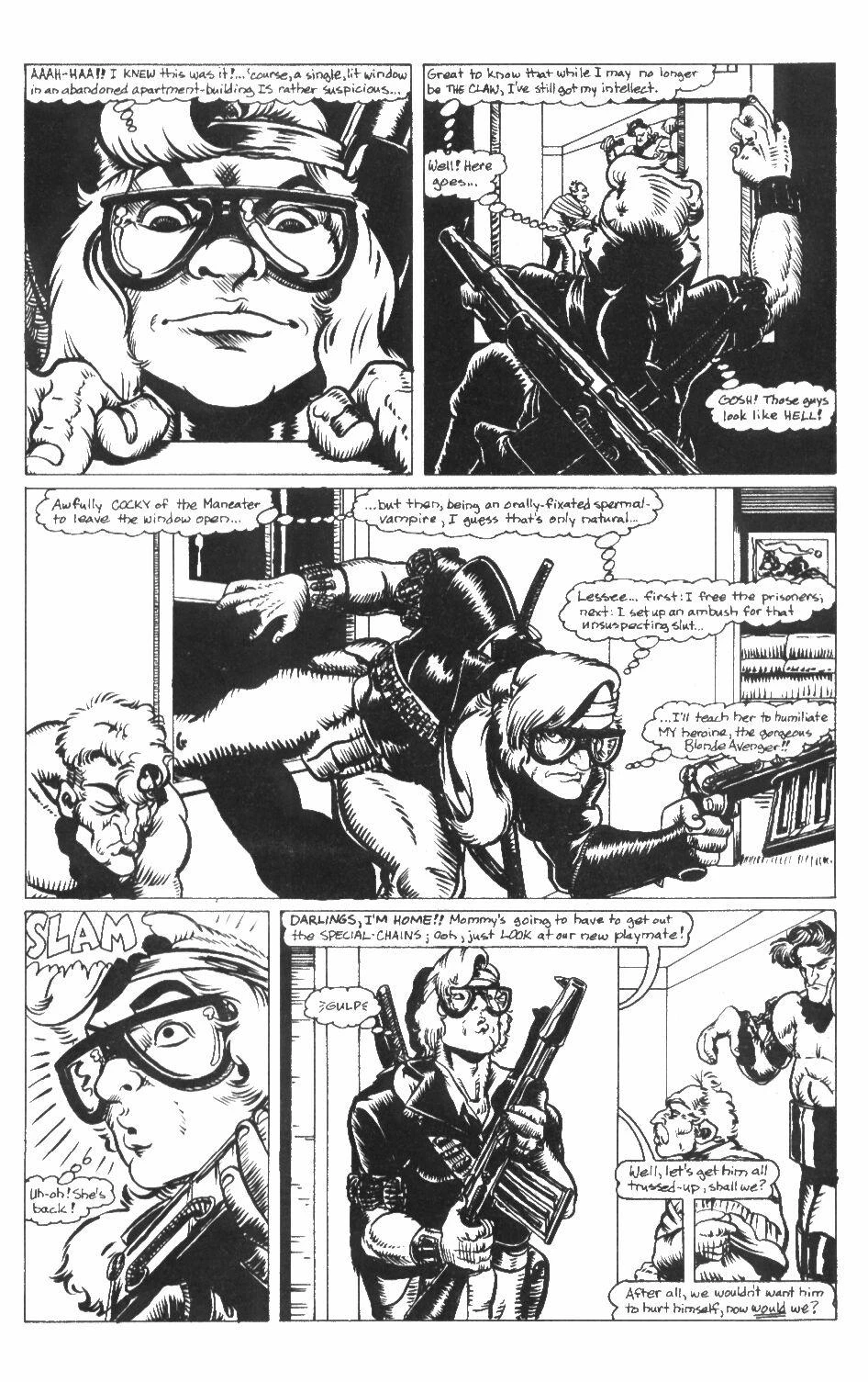 The Blonde Avenger 1-3 porn comic picture 42