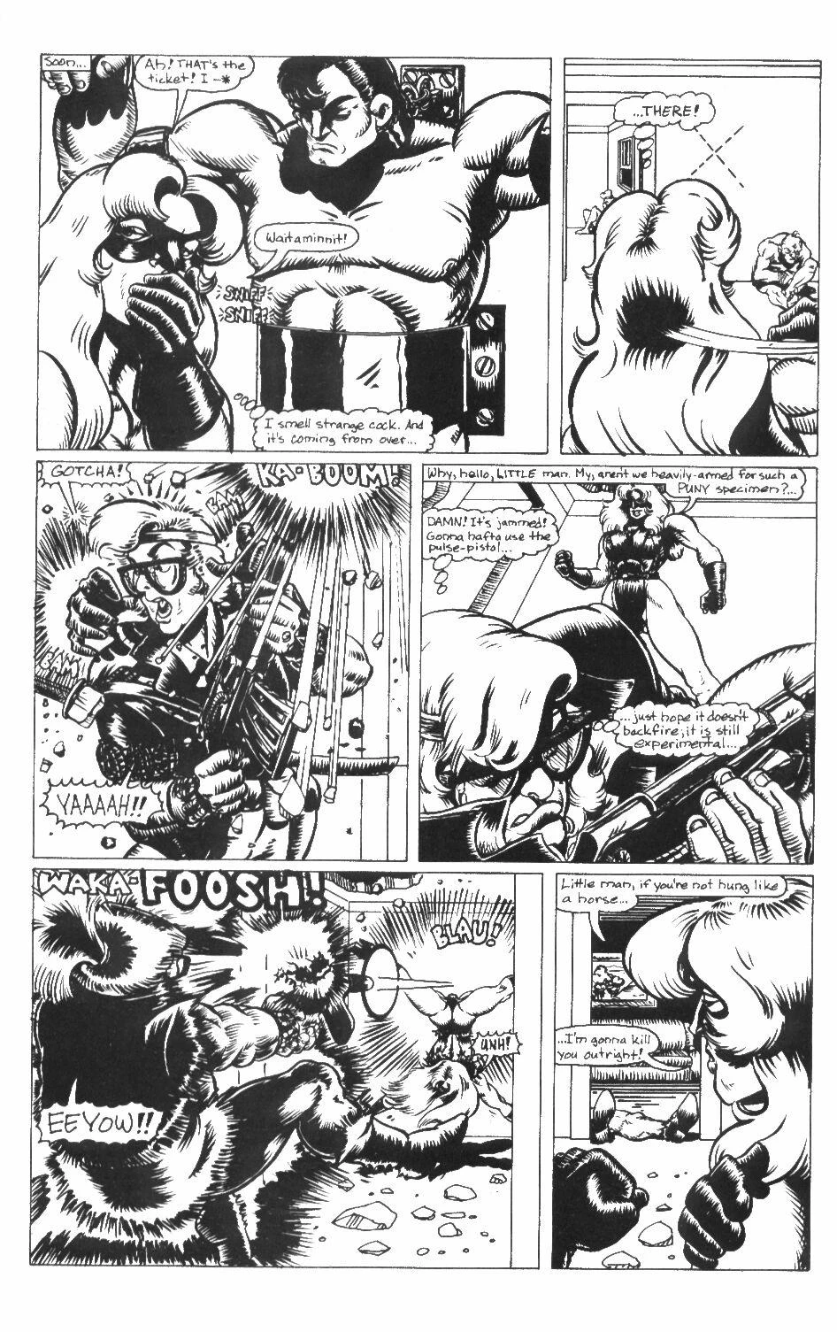 The Blonde Avenger 1-3 porn comic picture 43