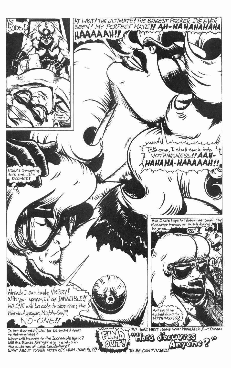 The Blonde Avenger 1-3 porn comic picture 44