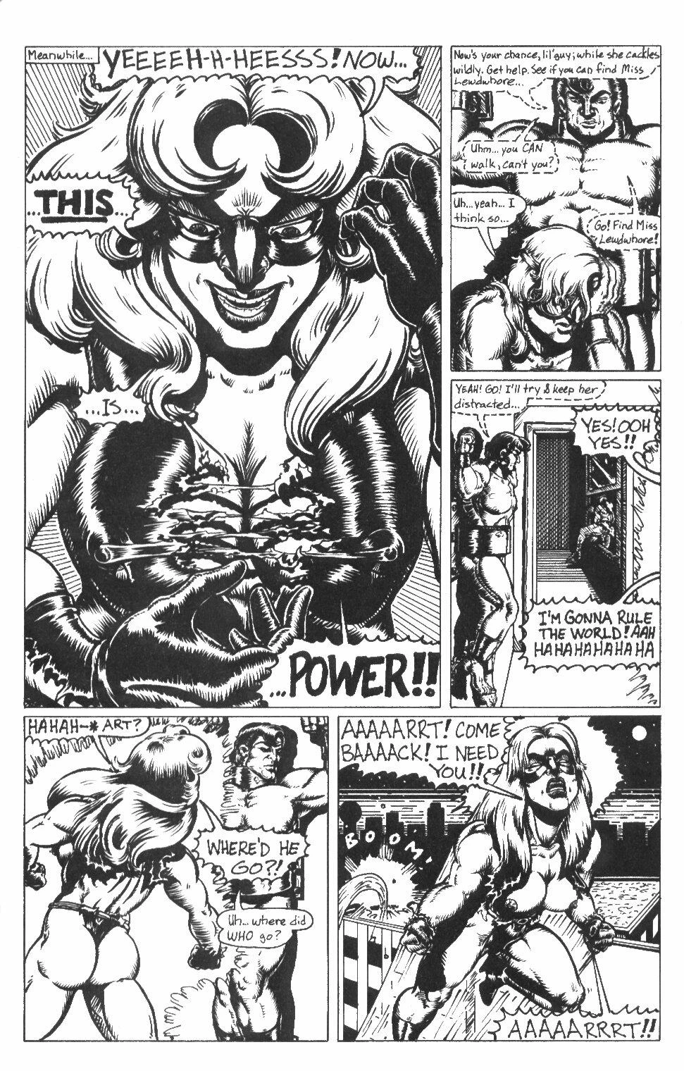 The Blonde Avenger 1-3 porn comic picture 49