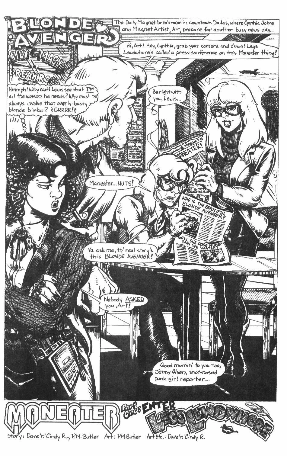 The Blonde Avenger 1-3 porn comic picture 6