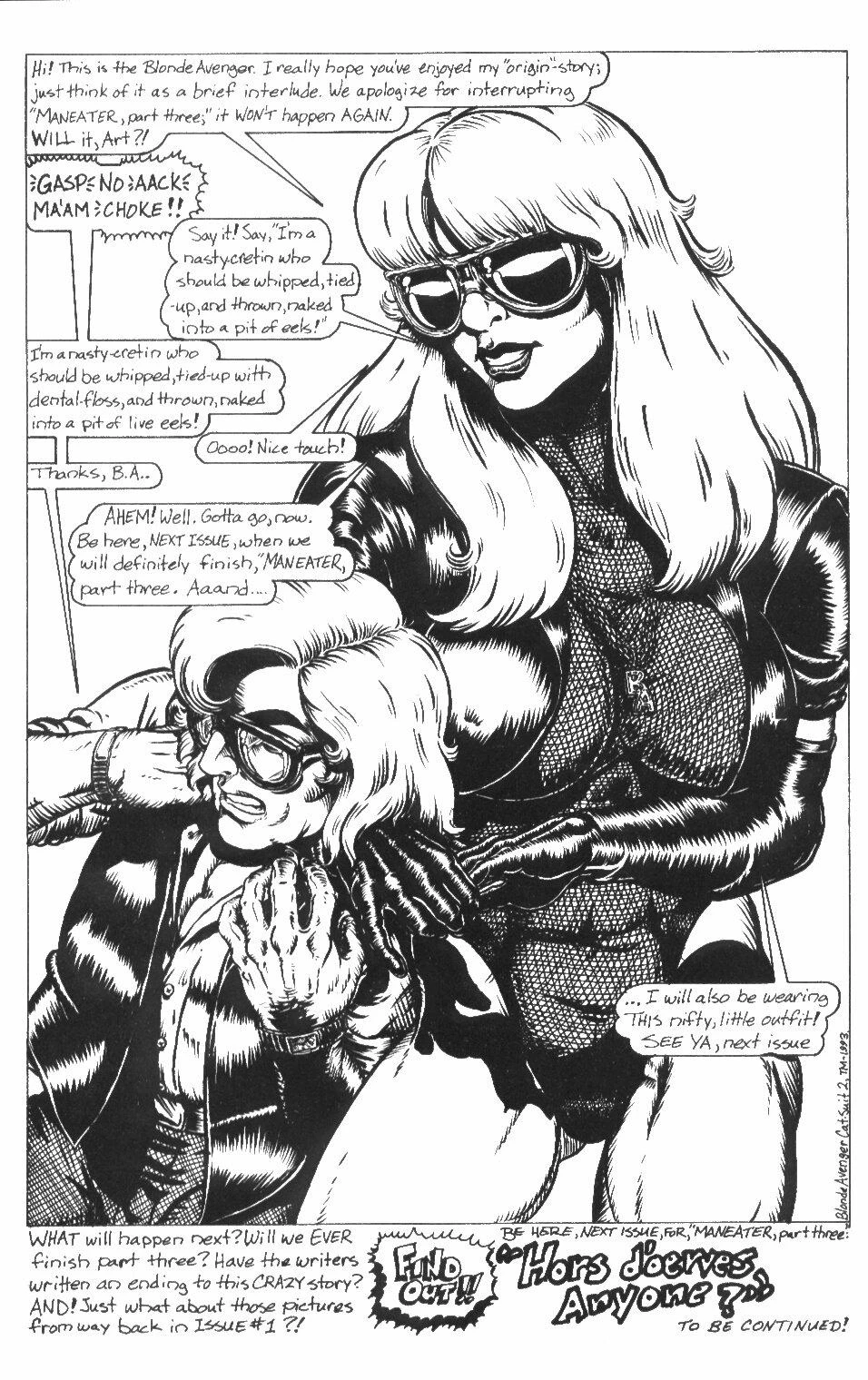 The Blonde Avenger 1-3 porn comic picture 62