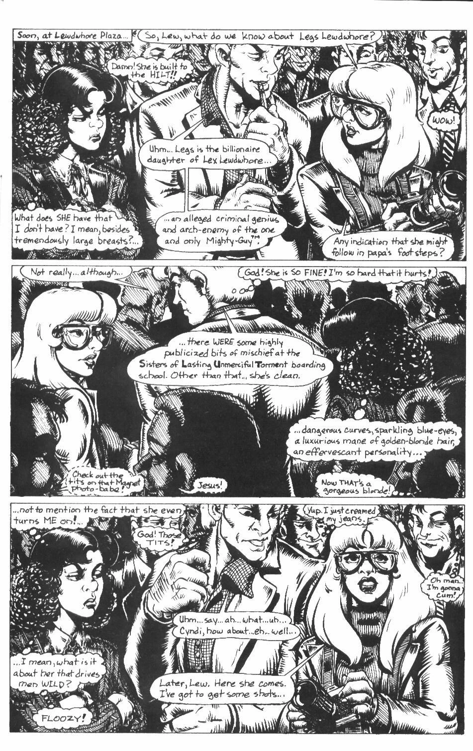 The Blonde Avenger 1-3 porn comic picture 7