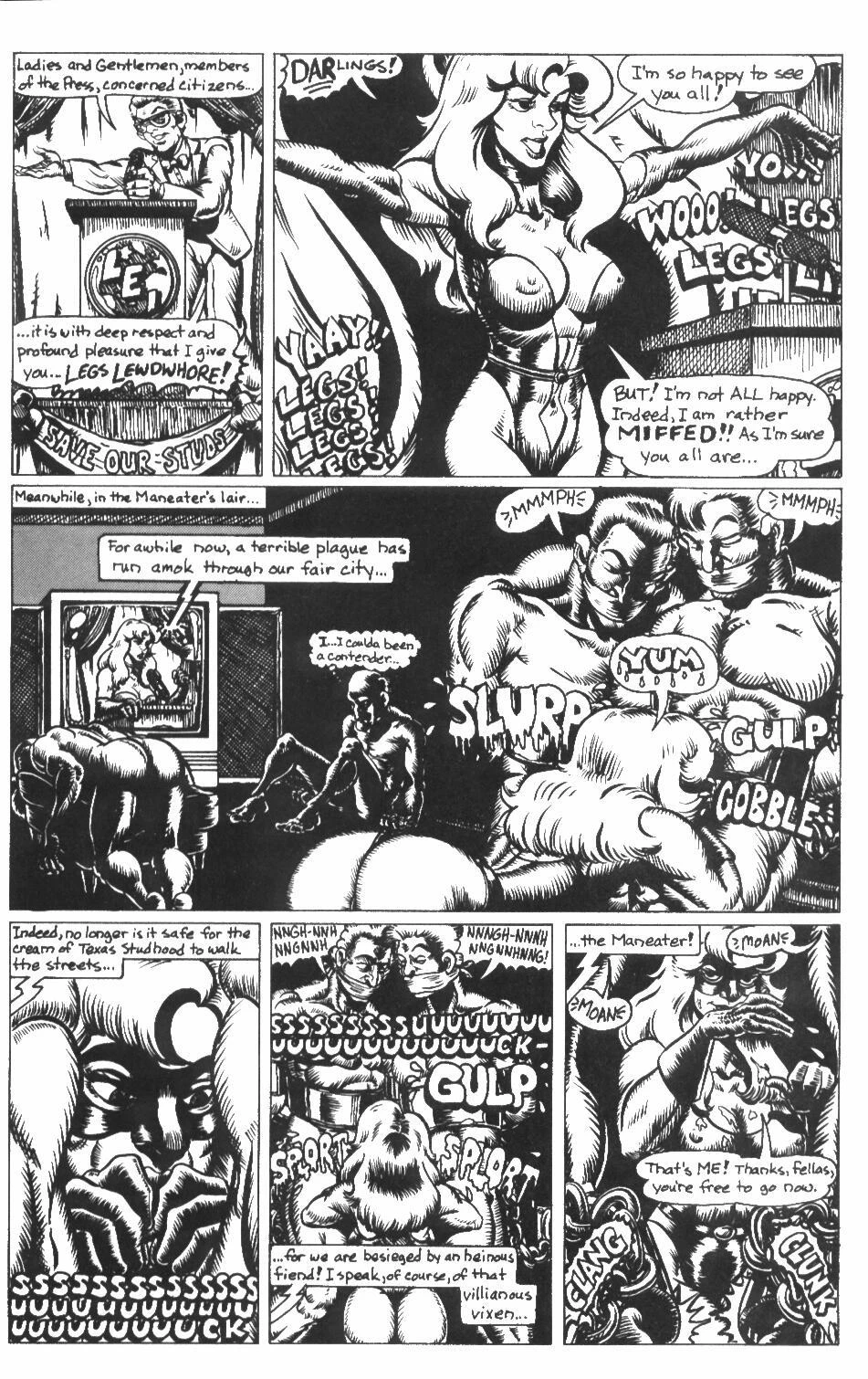 The Blonde Avenger 1-3 porn comic picture 8