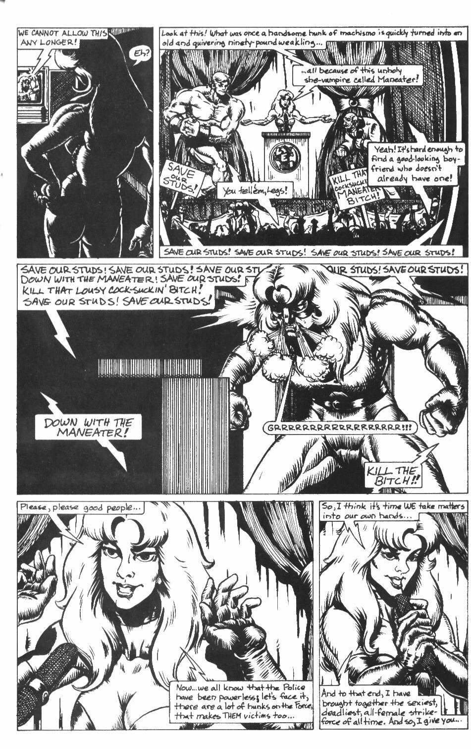 The Blonde Avenger 1-3 porn comic picture 9