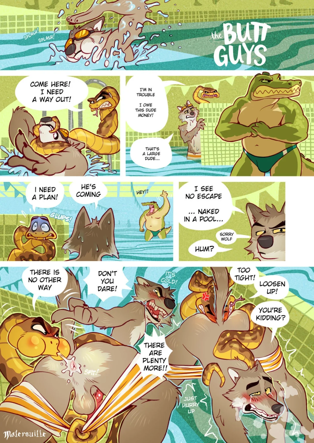 The Butt Guys (Malerouille) porn comic picture 1