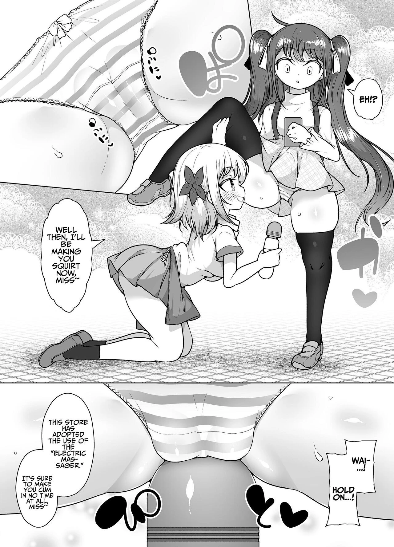 The City Of Squirting "Whale Town" ~The Daily Orgasming Life of Two Loli Sisters~ | Shiofuki no Machi "Whale Town" ~Loli Shimai no Nichijou Acme Seikatsu~ porn comic picture 19