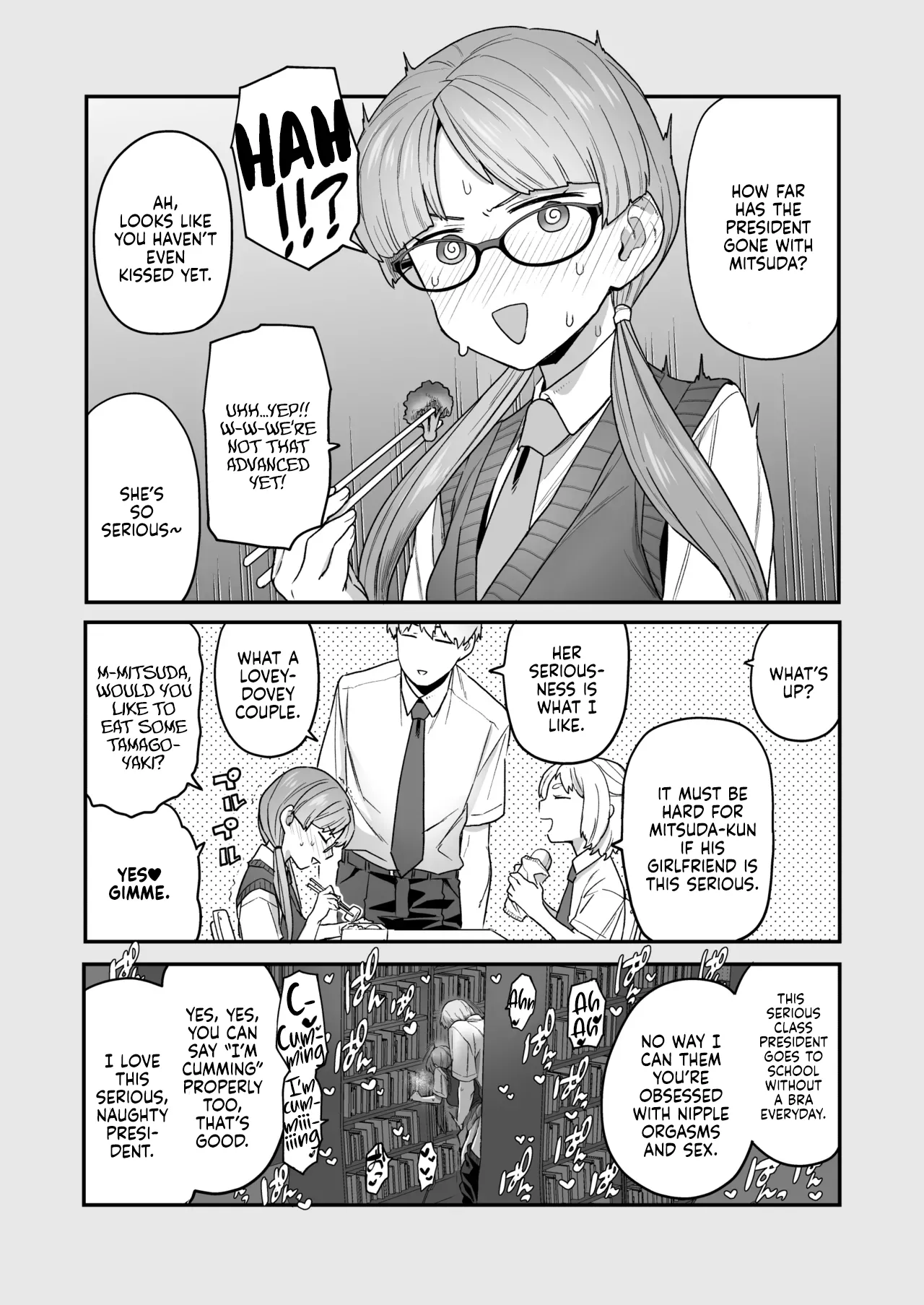 The Class President and Mitsuda-kun Compilation 1 + alpha | Iinchou to Mitsuda-kun Soushuuhen 1 + alpha porn comic picture 19