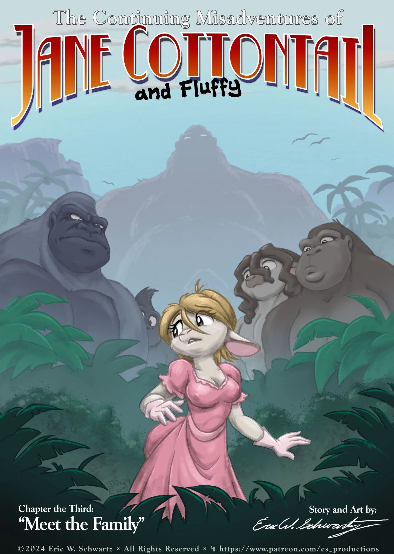 The Continuing Misadventures of Jane Cottontail and Fluffy: Meet the Family porn comic picture 1
