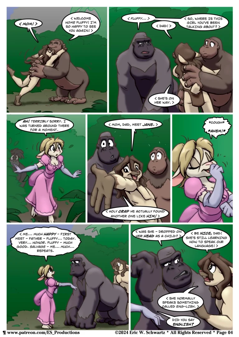 The Continuing Misadventures of Jane Cottontail and Fluffy: Meet the Family porn comic picture 5