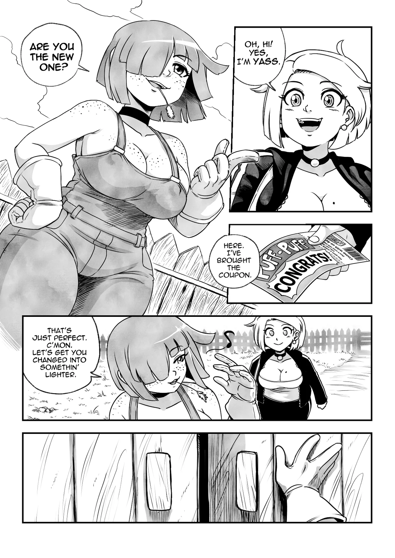 The Cowgirl farm Experience! porn comic picture 4