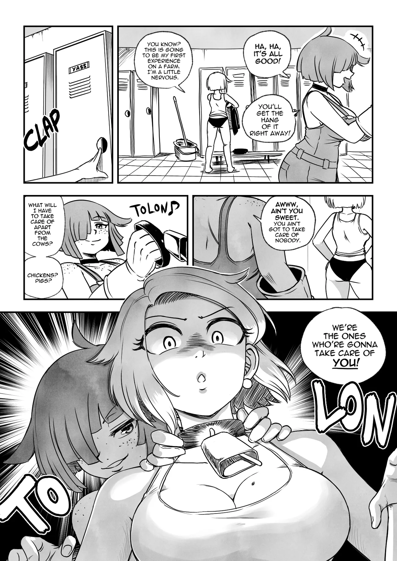 The Cowgirl farm Experience! porn comic picture 6