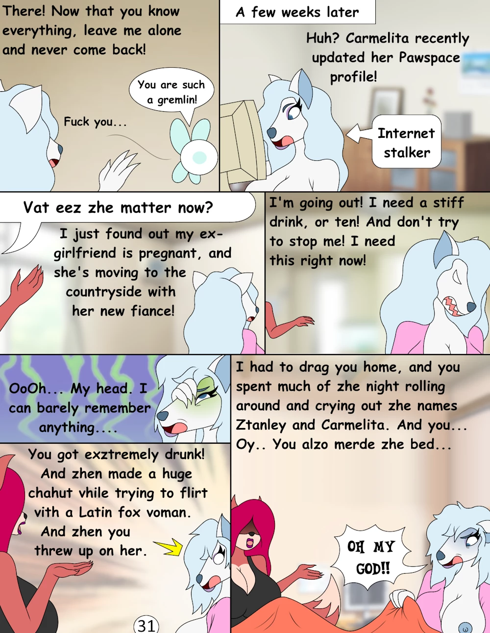 The Cuck Hating Carmelita porn comic picture 32