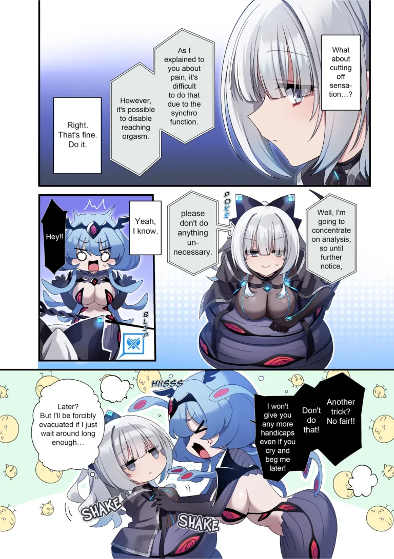 The Cyber Girl Sinking into the Virtual World porn comic picture 11