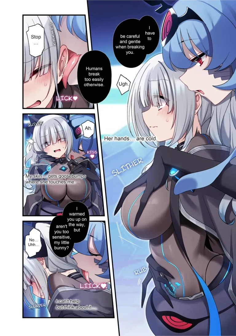The Cyber Girl Sinking into the Virtual World porn comic picture 13