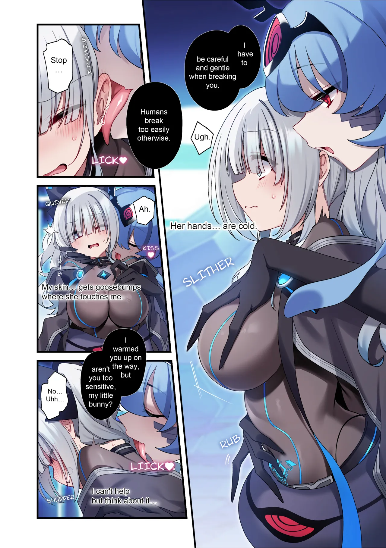 The Cyber Girl Sinking into the Virtual World porn comic picture 13