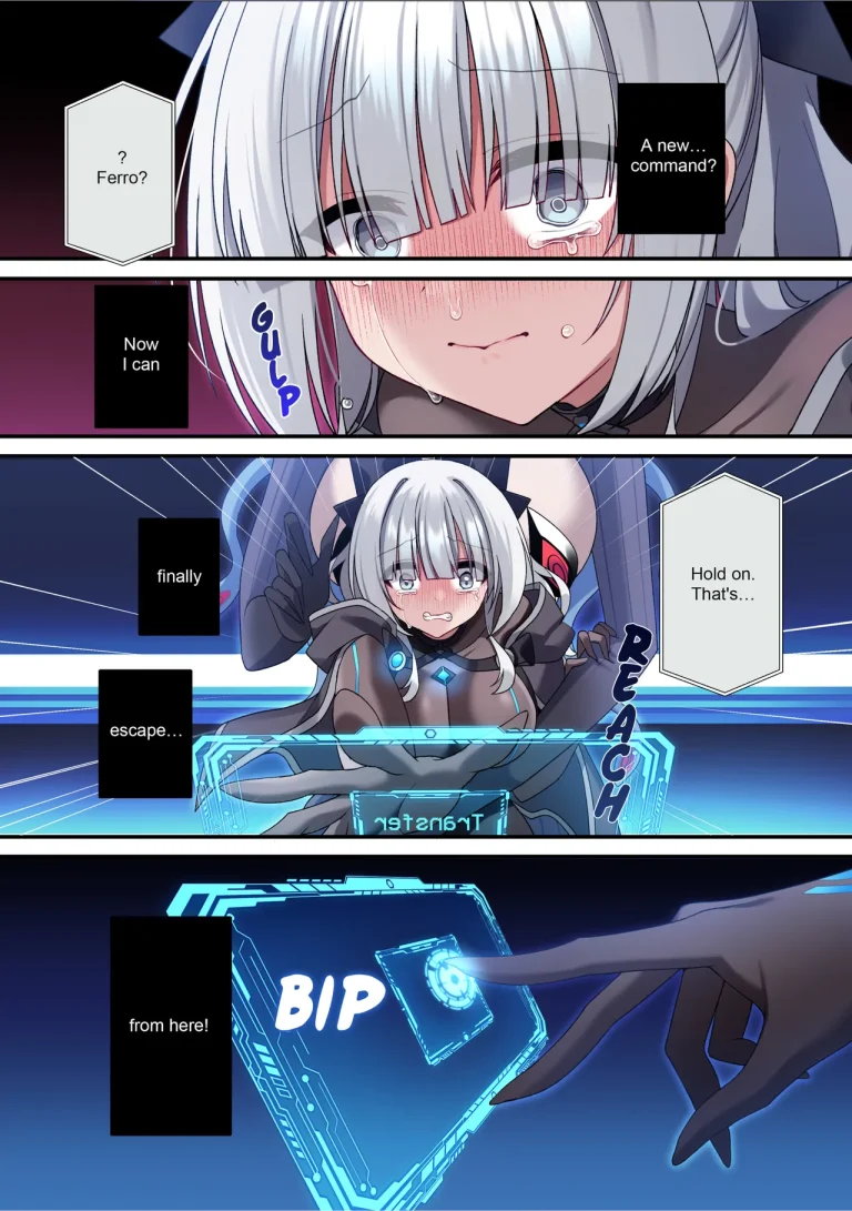 The Cyber Girl Sinking into the Virtual World porn comic picture 26