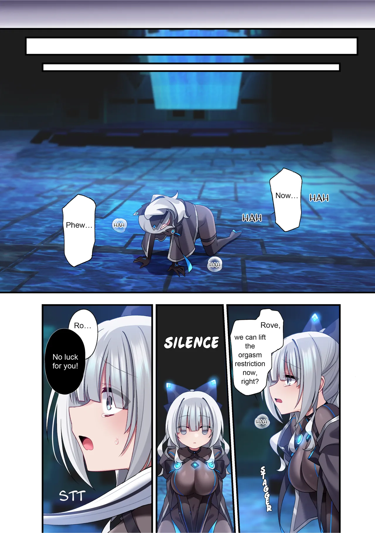 The Cyber Girl Sinking into the Virtual World porn comic picture 27