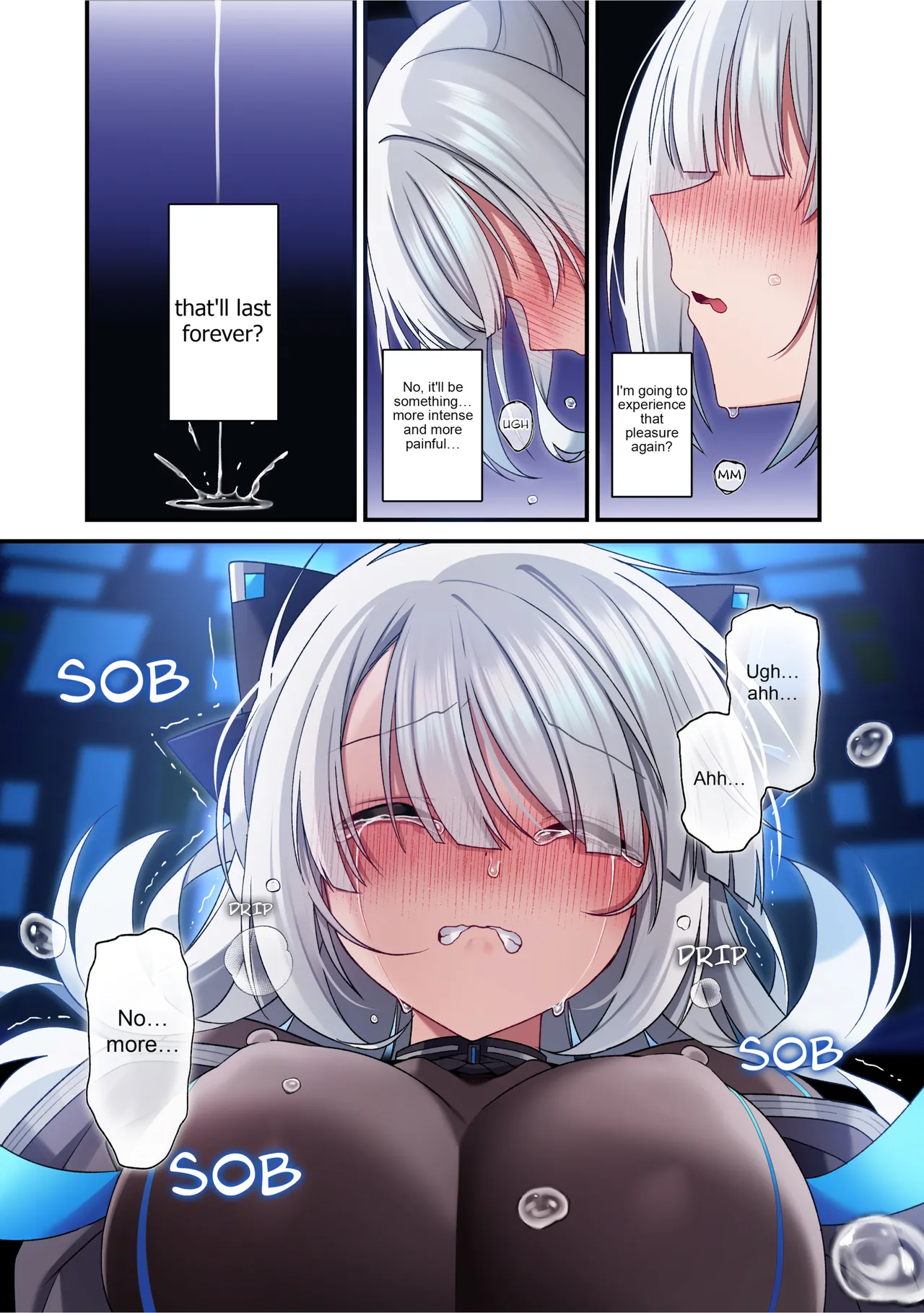 The Cyber Girl Sinking into the Virtual World porn comic picture 30