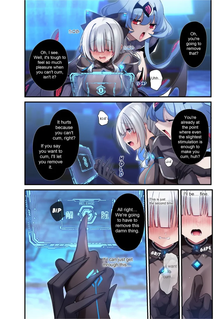 The Cyber Girl Sinking into the Virtual World porn comic picture 31