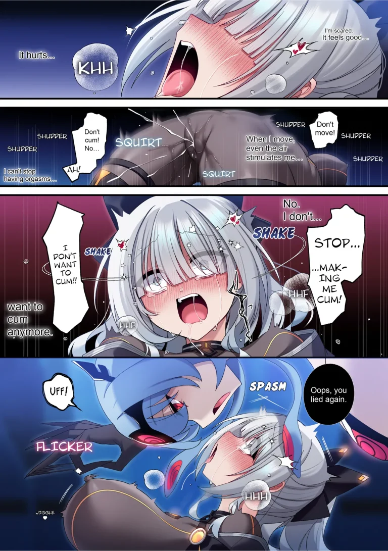 The Cyber Girl Sinking into the Virtual World porn comic picture 36
