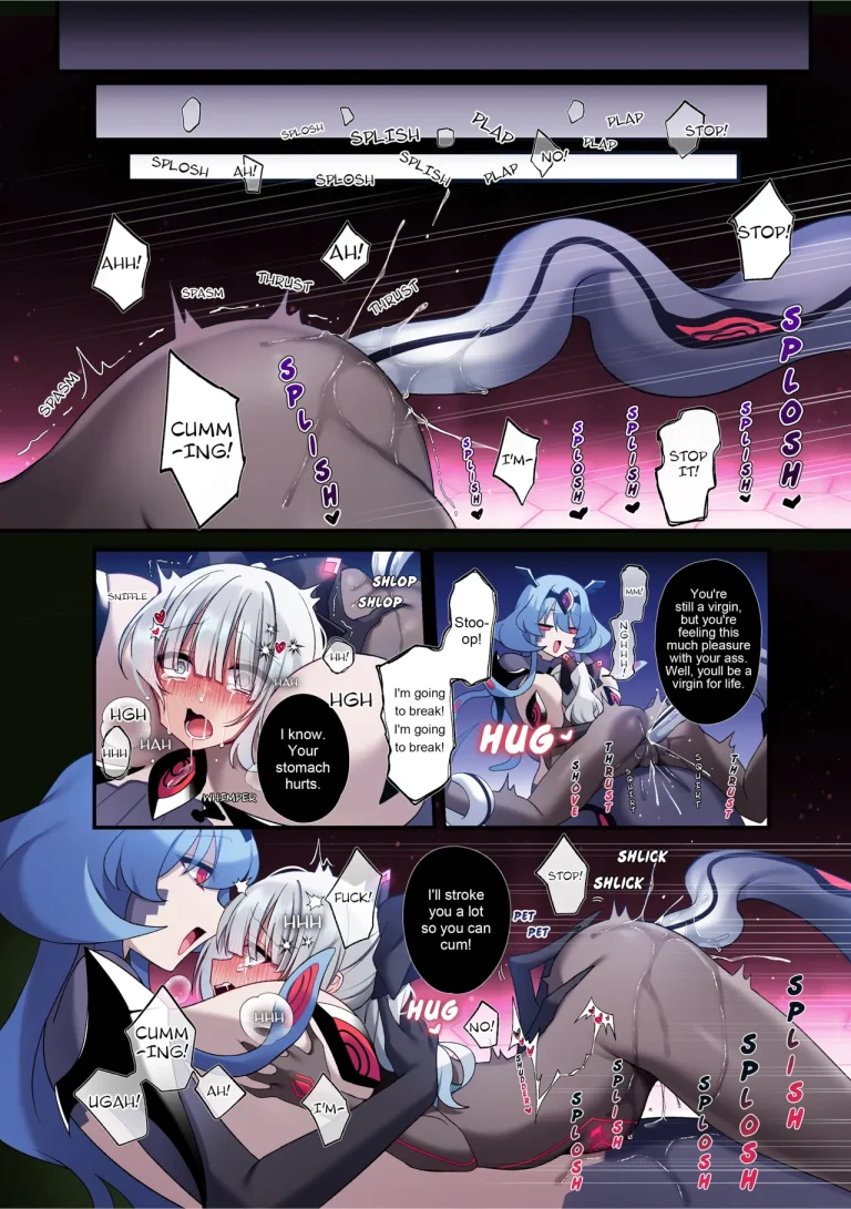 The Cyber Girl Sinking into the Virtual World porn comic picture 39